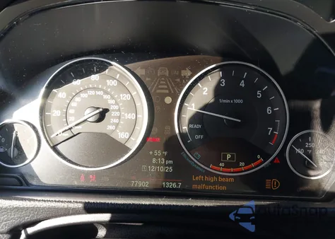 2014 BMW 328I xDrive z USA, uszkodzony, nr VIN WBA3B5C59EP544276